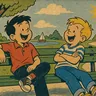 Classic Sunday Comic — the style picked for this gift