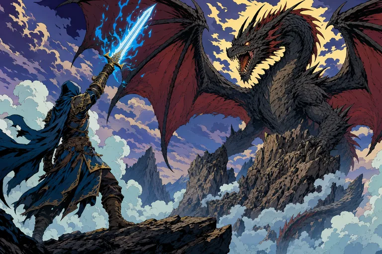 Fantasy Adventure comic style sample