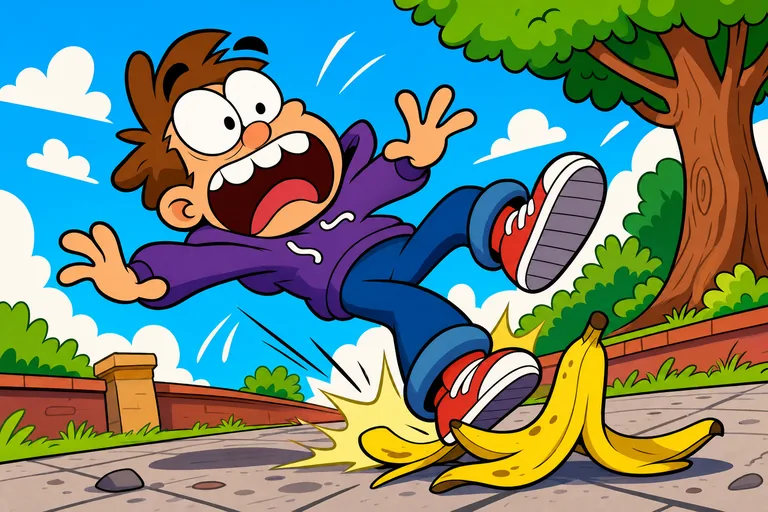 Funny Yellow Cartoon comic style sample