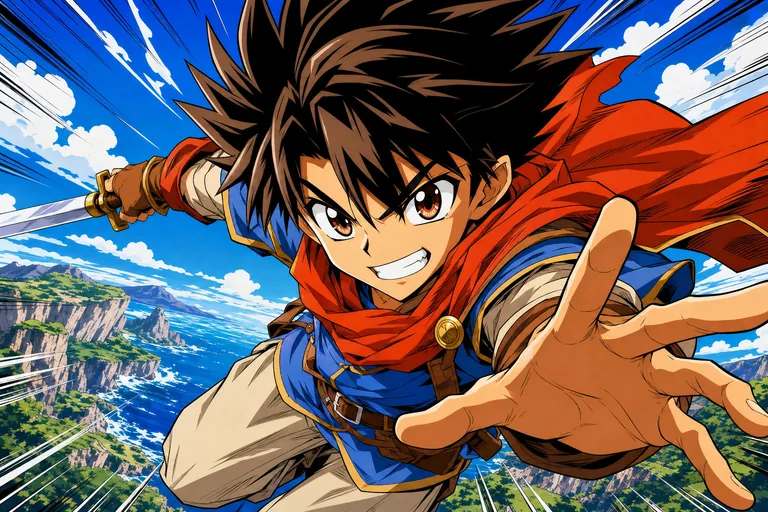 Manga Adventure comic style sample