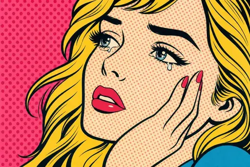 Pop Art Romance comic style sample